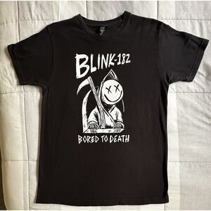 Blink 182 Bored To Death 2016 Tour Shirt Medium Double Sided Graphics Band Merch